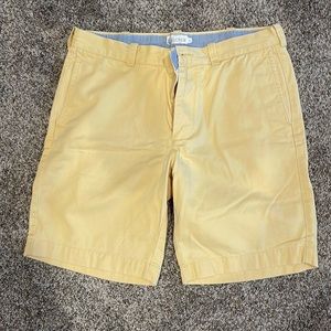 J Crew - Mens Yellow Chino Shorts - Size 33